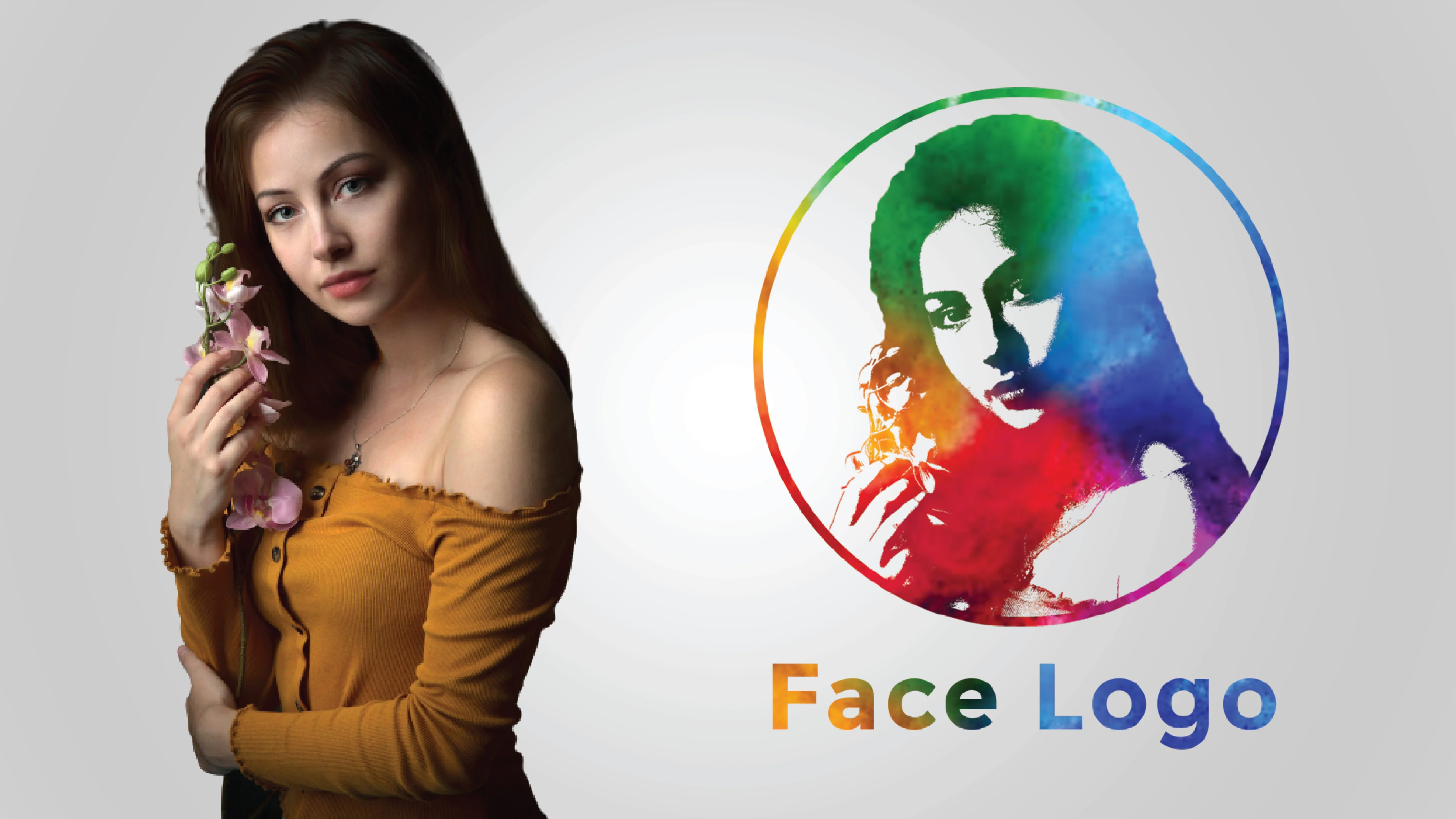 Face Logo Design in Photoshop